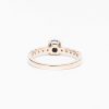 Rings Anna Sheffield | Black Diamond Tiny Wheat Engagement Ring