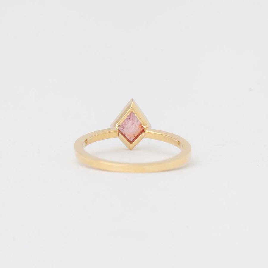 Rings Era Jewelry | 0.60 Ct Pink Sapphire Mosaic Stack Ring