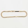 Bracelets Zoe Chicco | Small Curb Chain Bracelet With Single Floating Diamond