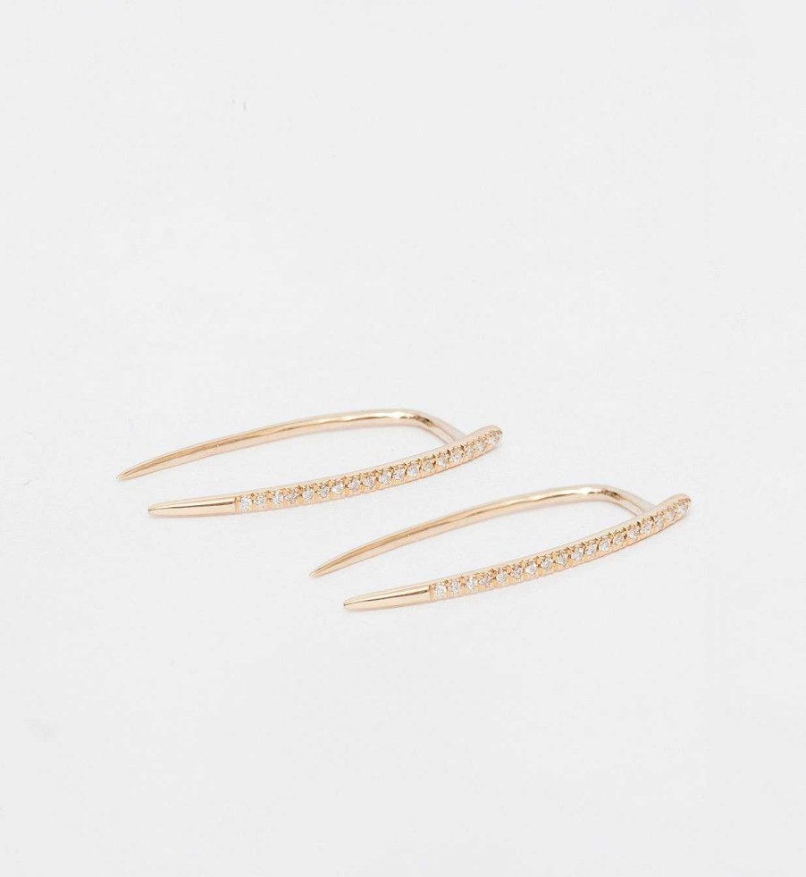 Earrings Gabriela Artigas | Pav Large Infinite Tusk Earrings