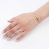 Bracelets Zoe Chicco | Diamond Curved Bar Bracelet