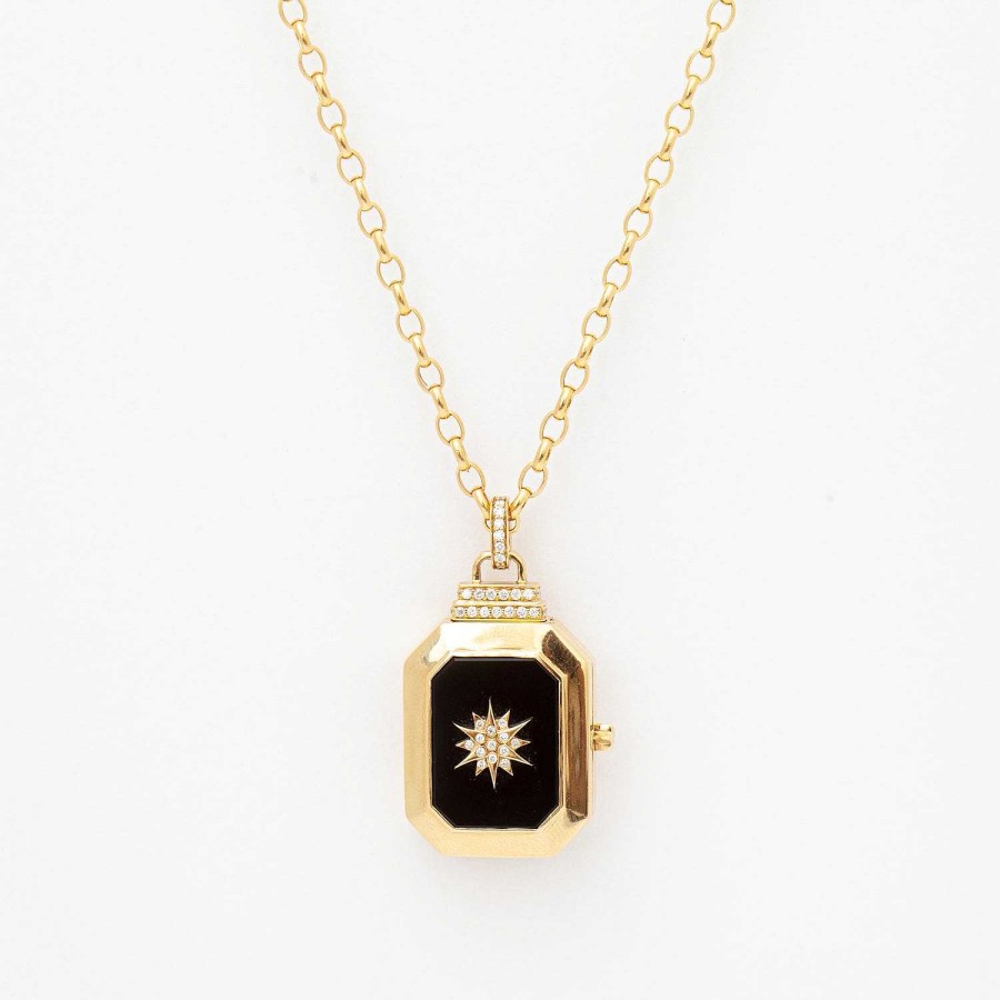 Necklaces And Pendants Sorellina | Onyx Le Stelle Locket