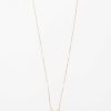 Necklaces And Pendants Zoe Chicco | Horizontal Tiny Bars Station Necklace