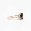 Rings Porter Gulch | Blue-Green Oval Sapphire Rosalind Ring