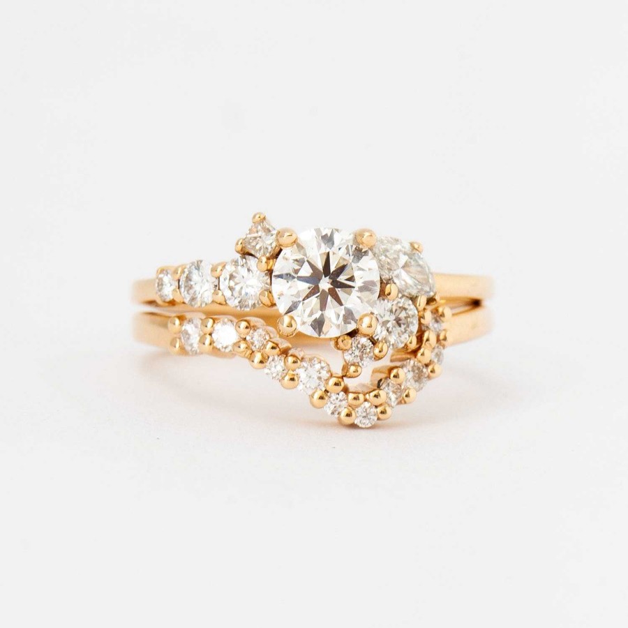 Rings Bario Neal | Exclusive Prism Diamond Cluster Ring