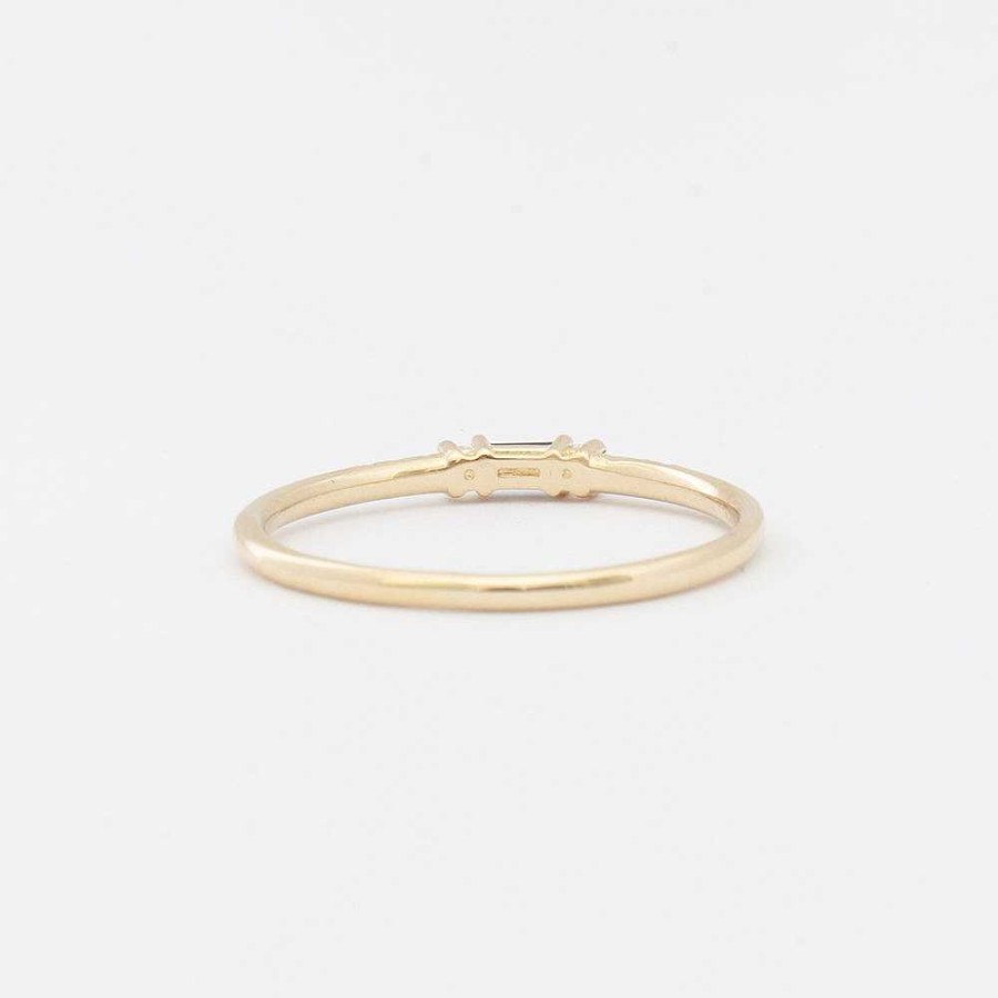 Rings Jennie Kwon | Petite Sapphire Baguette Equilibrium Ring