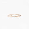 Rings Zoe Chicco | Spaced Baguette And Round Diamond Ring