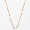 Necklaces And Pendants Zoe Chicco | Small Curb Necklace With Single Floating Diamond