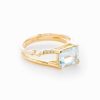 Rings Misa | Aquamarine Floating Ring