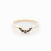 Rings Anna Sheffield | Black Diamond Tiara Band