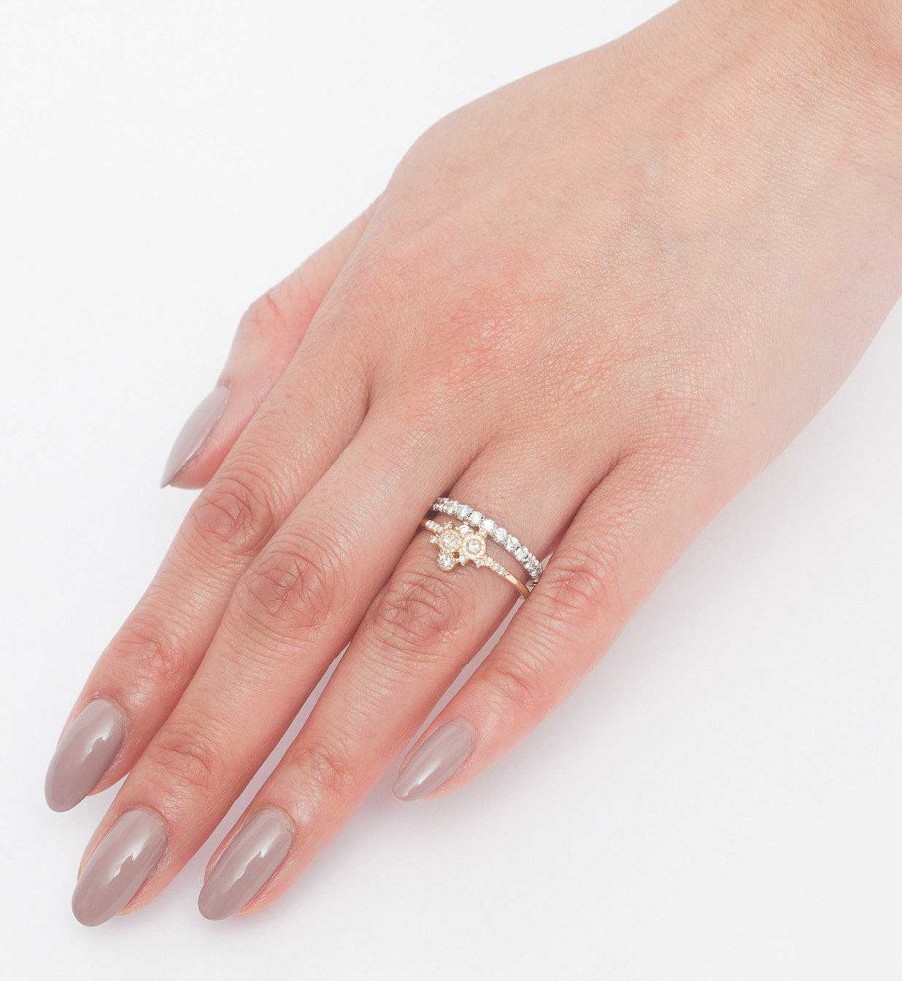 Rings No.3 | French Set Eternity Band