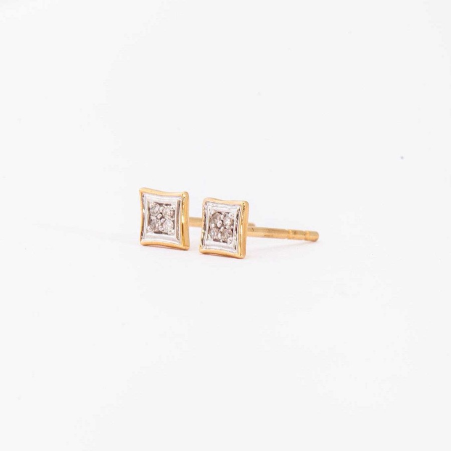 Earrings Adina Reyter | Make Your Move Pave Diamond Studs