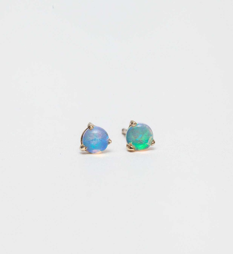 Earrings WWAKE | Large Opal Studs