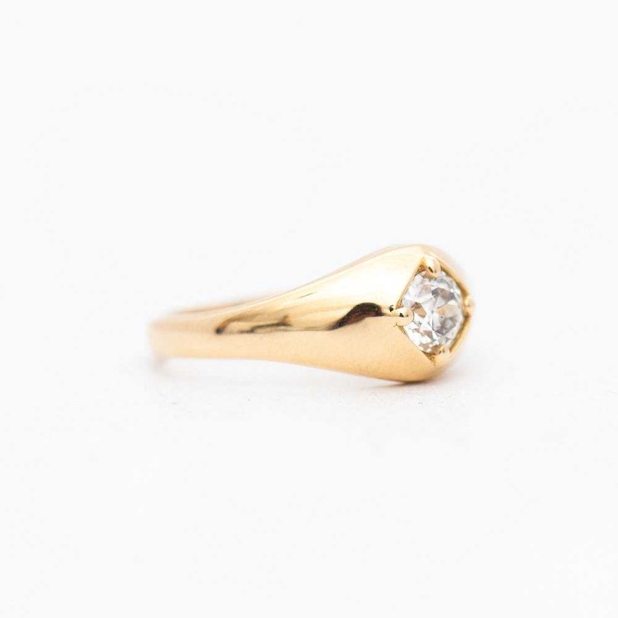 Rings Vale | 0.45 Ct Old European Agata Ring