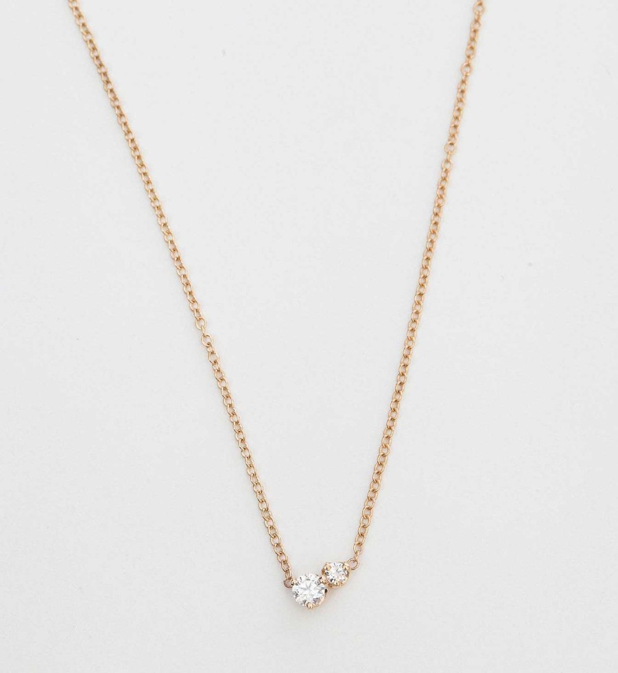 Necklaces And Pendants Zoe Chicco | Mixed Diamond Necklace