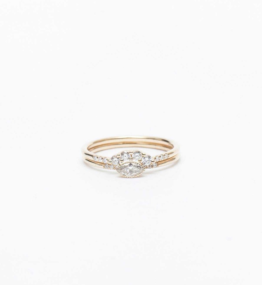 Rings Jennie Kwon | Diamond Marquise Equilibrium Ring