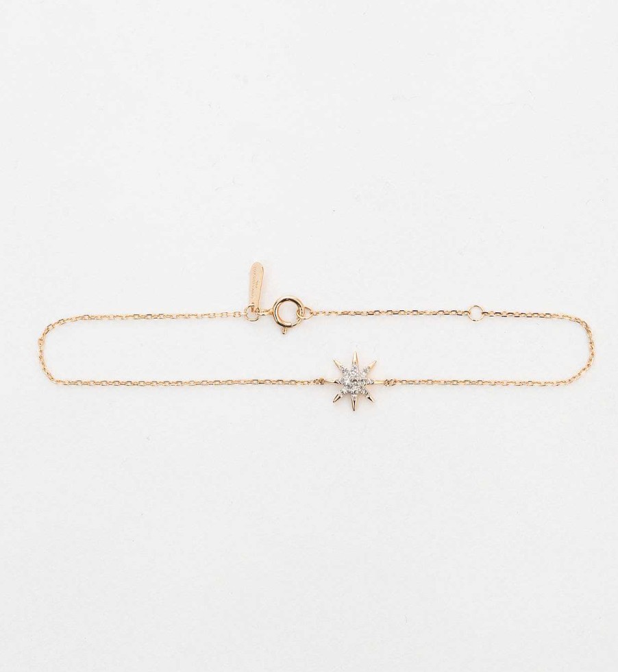 Bracelets Adina Reyter | Solid Pave Starburst Bracelet