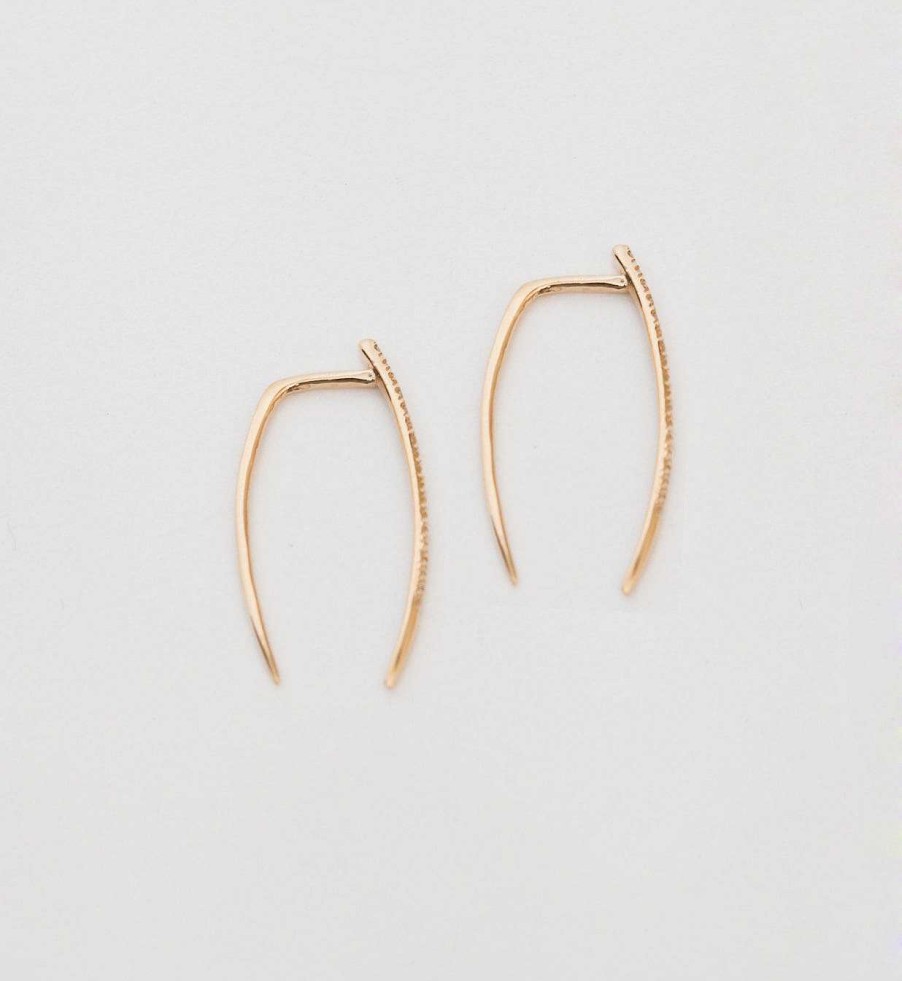 Earrings Gabriela Artigas | Pav Large Infinite Tusk Earrings