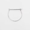 Bracelets Miansai | Sterling Silver Thin Screw Cuff