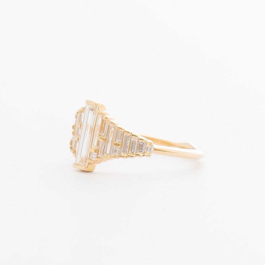 Rings Artemer | Baguette Diamond Ring With Gradient Diamonds