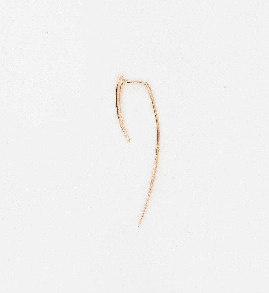 Earrings Gabriela Artigas | Gold Xl Infinite Tusk Earring