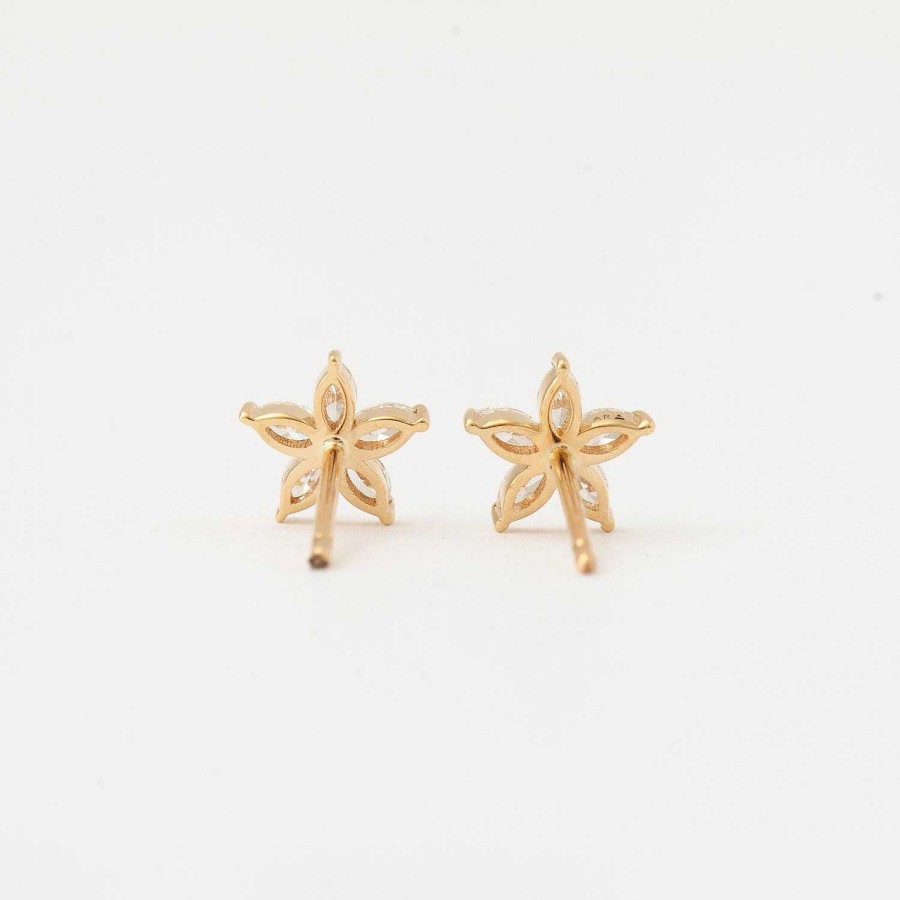 Earrings Adina Reyter | Paris Diamond Flower Posts