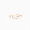 Rings Anna Sheffield | Seed Pearl & White Diamond Tiara Curve Band