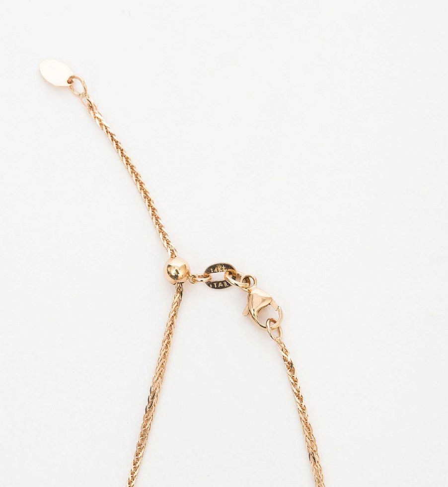 Necklaces And Pendants No.3 | Adjustable Square Wheat Chain