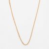 Necklaces And Pendants No.3 | Adjustable Square Wheat Chain