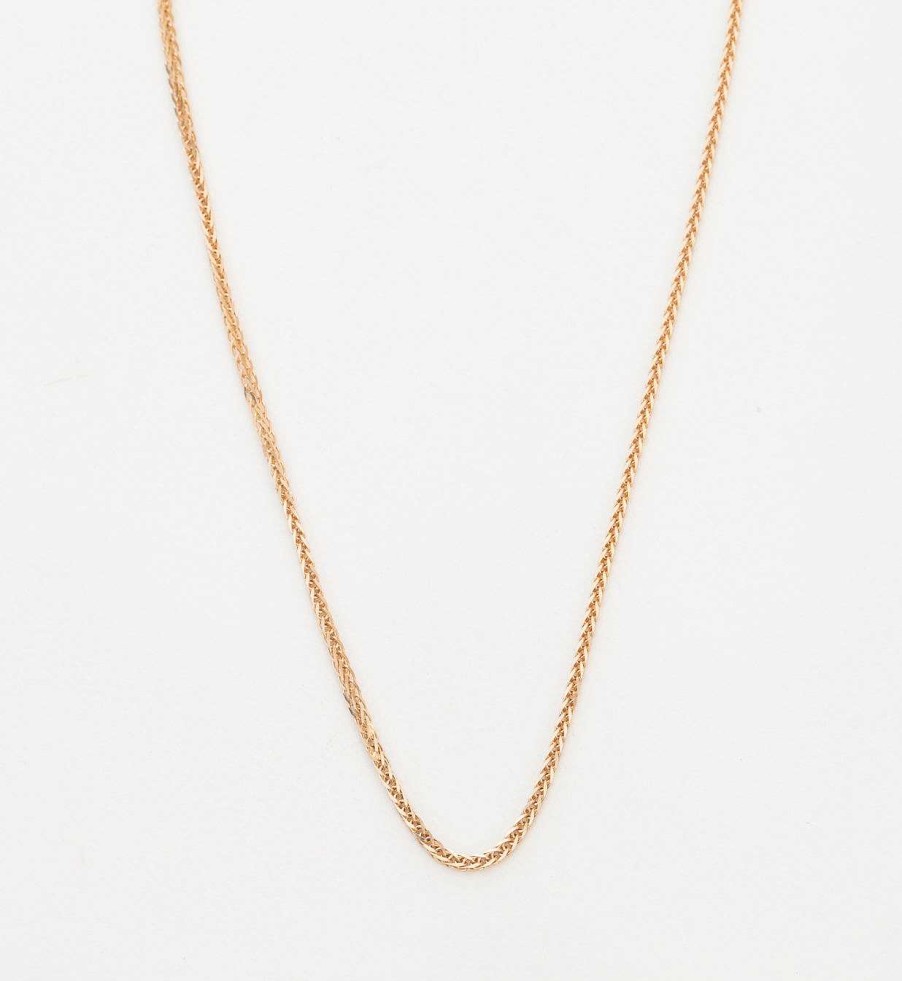 Necklaces And Pendants No.3 | Adjustable Square Wheat Chain