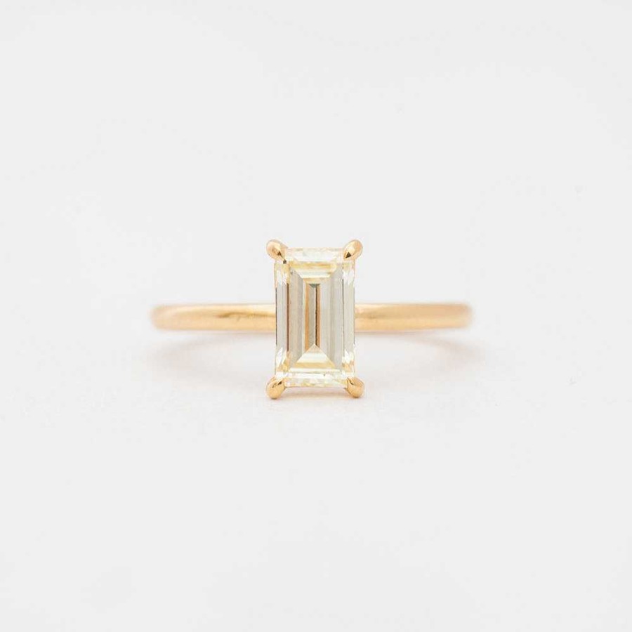 Rings The Future Fine | 1.11 Ct Vintage Baguette Coursiere Solitaire