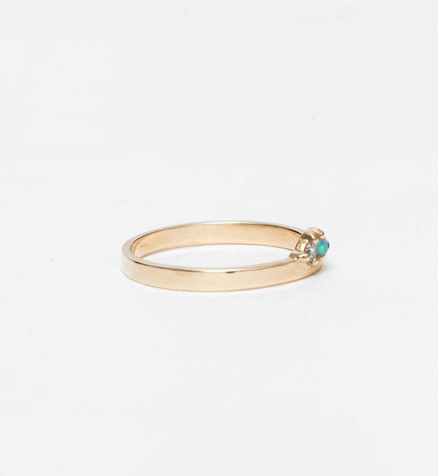 Rings WWAKE | Opal & Diamond Overton Band