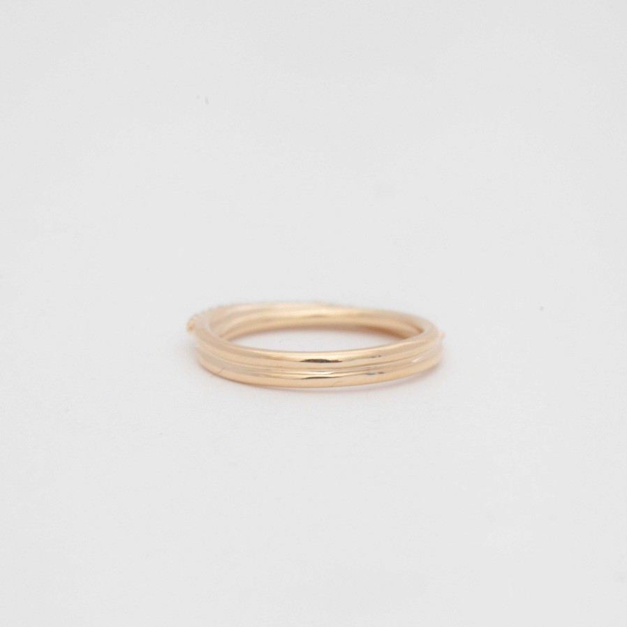 Rings WWAKE | Small Demi-Pav Current Ring