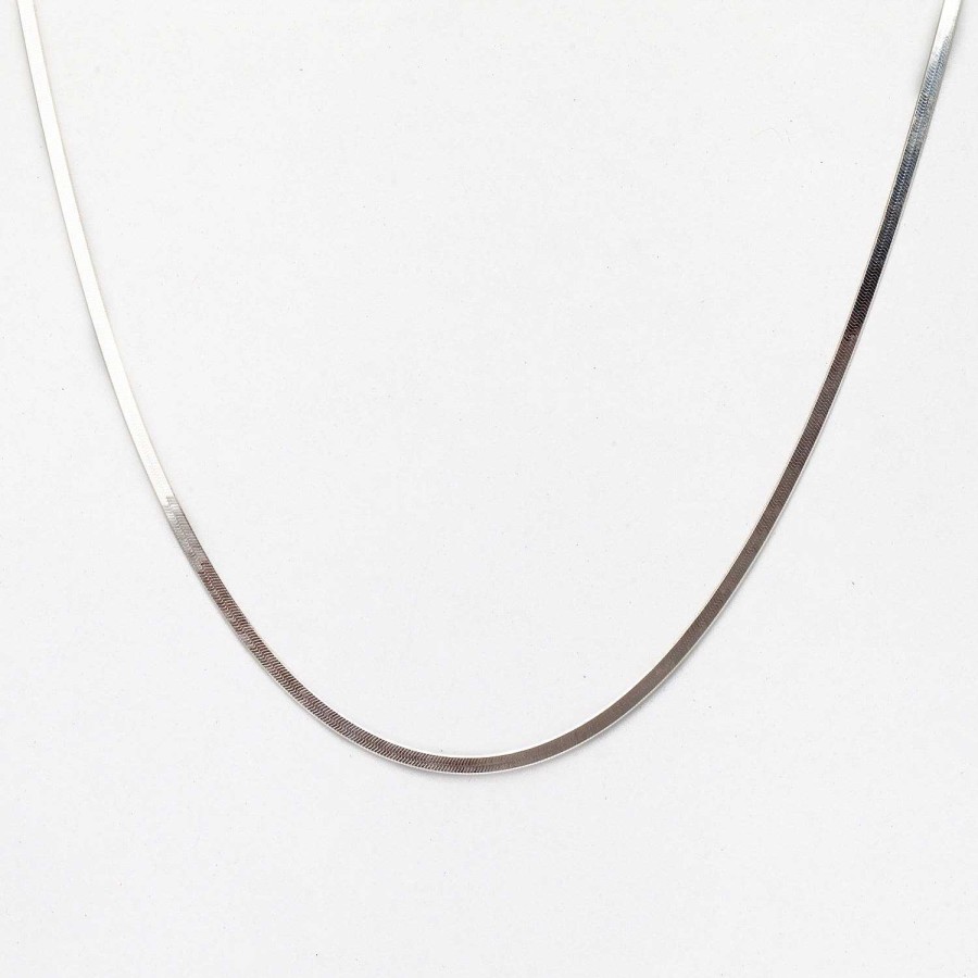 Necklaces And Pendants No.3 | 3Mm Sterling Silver Magic Herringbone Chain