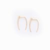 Earrings Gabriela Artigas | Rose Gold Infinite Tusk Earrings