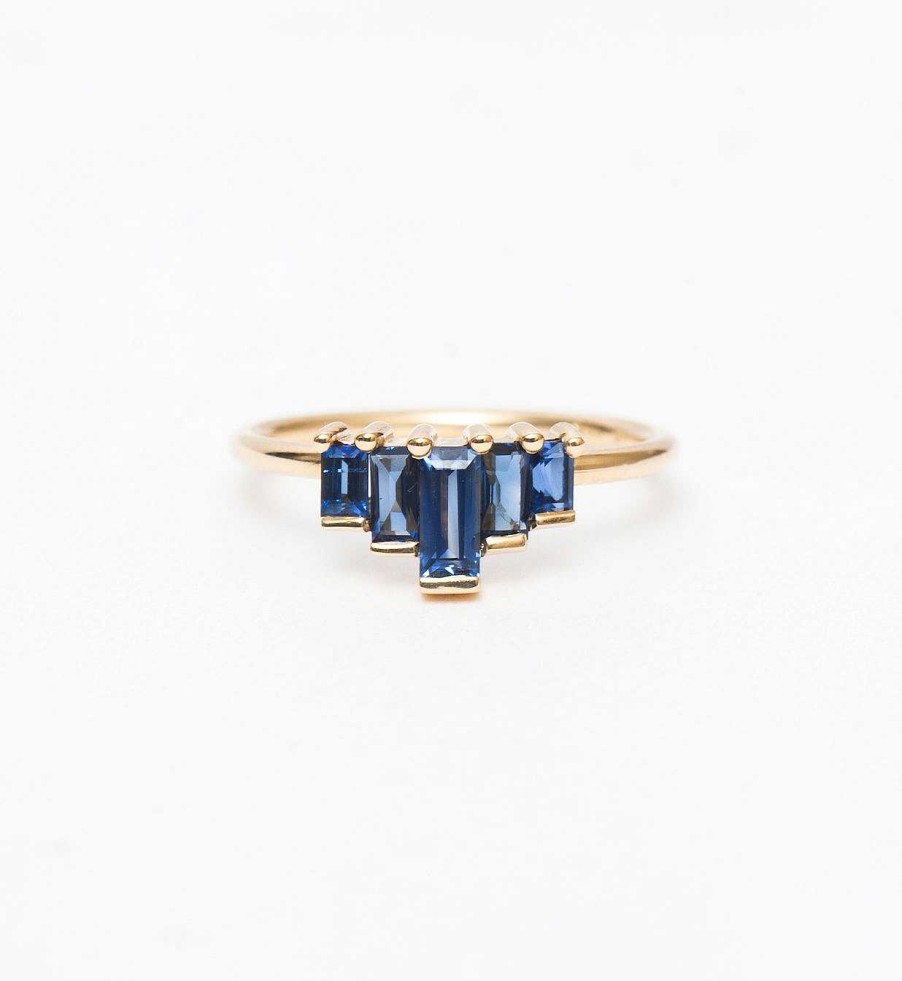 Rings Artemer | Five Baguette Sapphire Ring