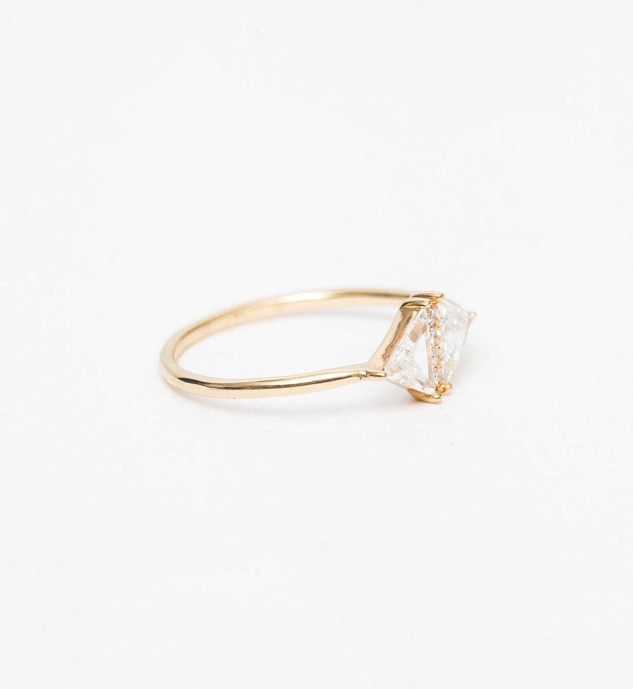 Rings Artemer | Vintage Diamond Triangle Ring