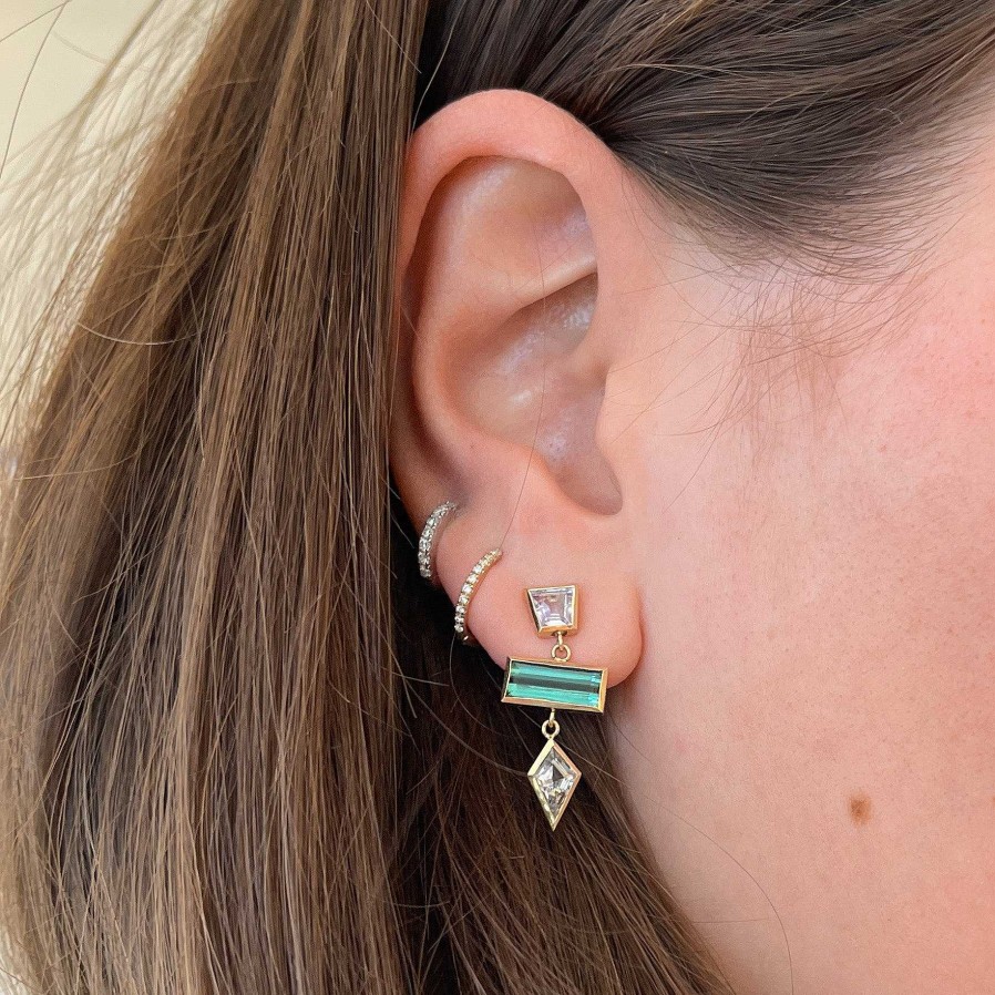 Earrings Era Jewelry | Three Tier Grande Interlock Earrings