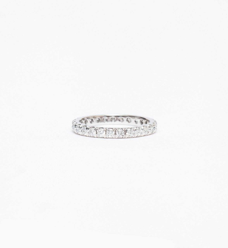 Rings No.3 | French Set Eternity Band