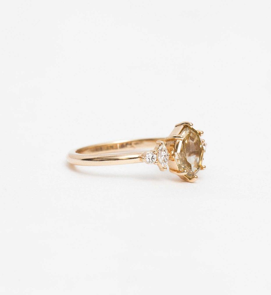 Rings Porter Gulch | Geometric Champagne Diamond Desi Ring