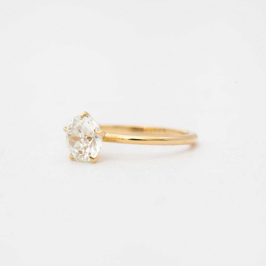 Rings The Future Fine | 1.42 Ct Old European Vault Five-Prong Solitaire