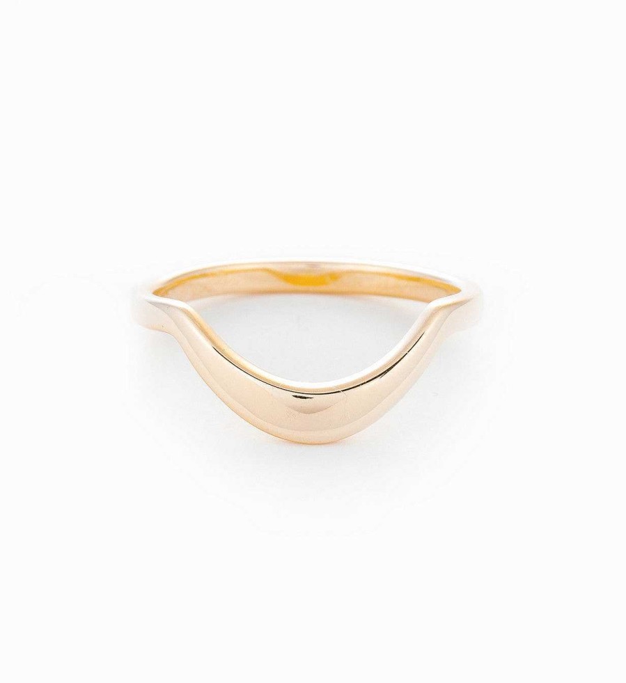 Rings Anna Sheffield | Calligraphic Curve Band