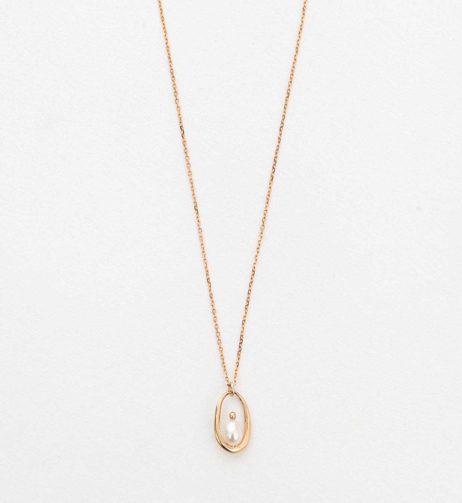 Necklaces And Pendants WWAKE | Pearl Droplet Necklace