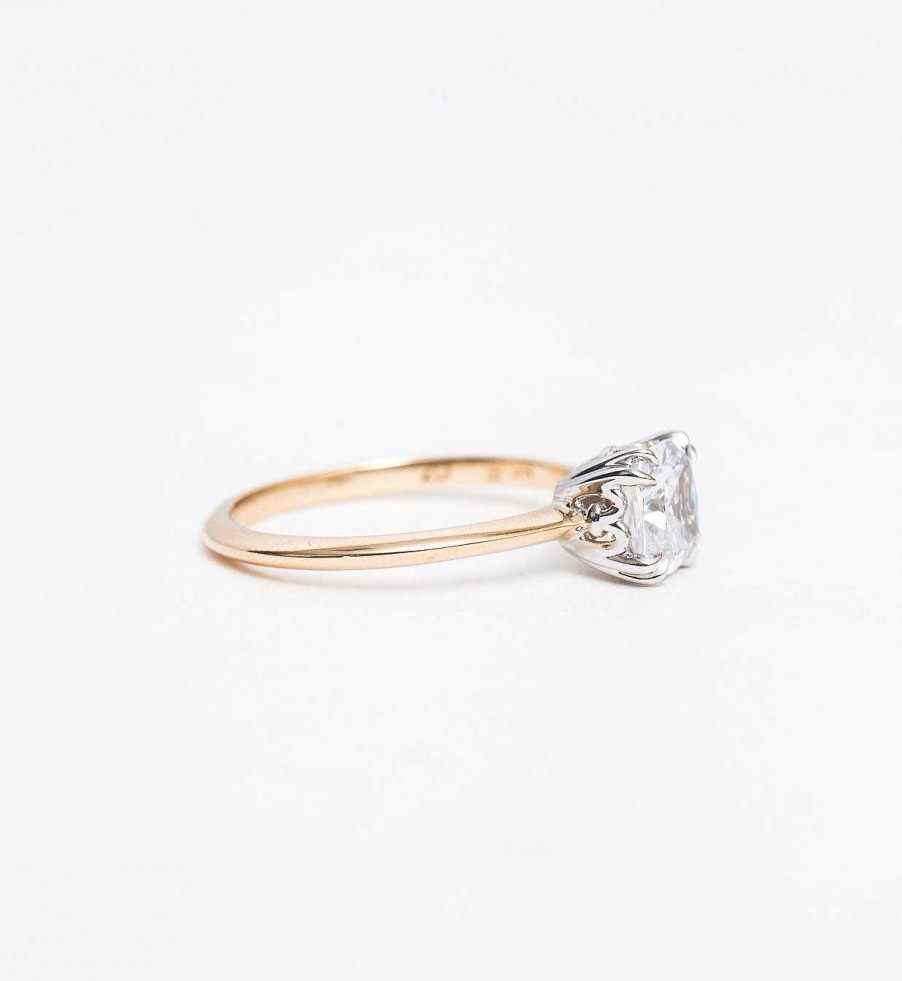 Rings Anna Sheffield | Cushion Knife-Edged New Hazeline Ring