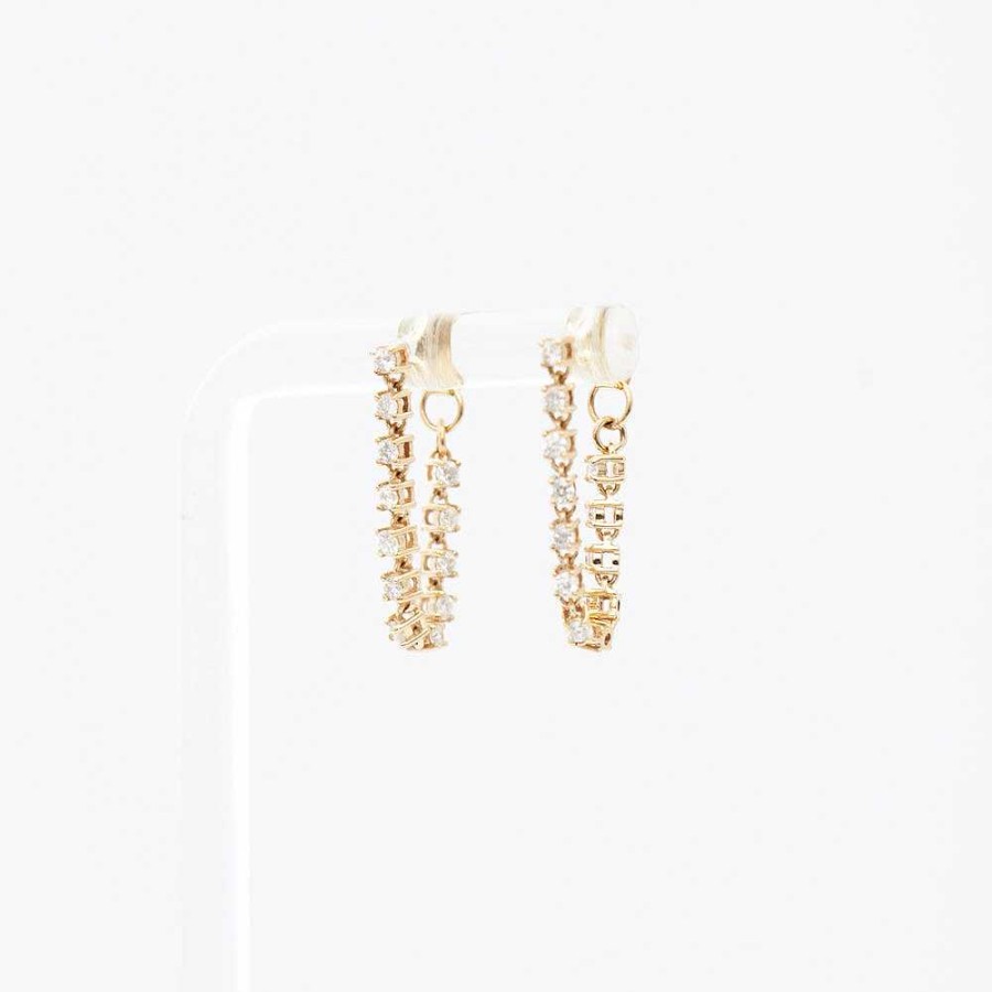 Earrings Après Jewelry | Ballier Diamond Drop Studs