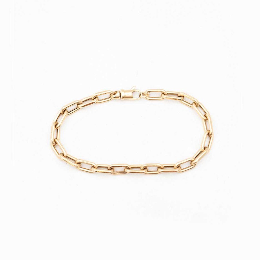 Bracelets Adina Reyter | 5.3 Mm Italian Chain Link Bracelet