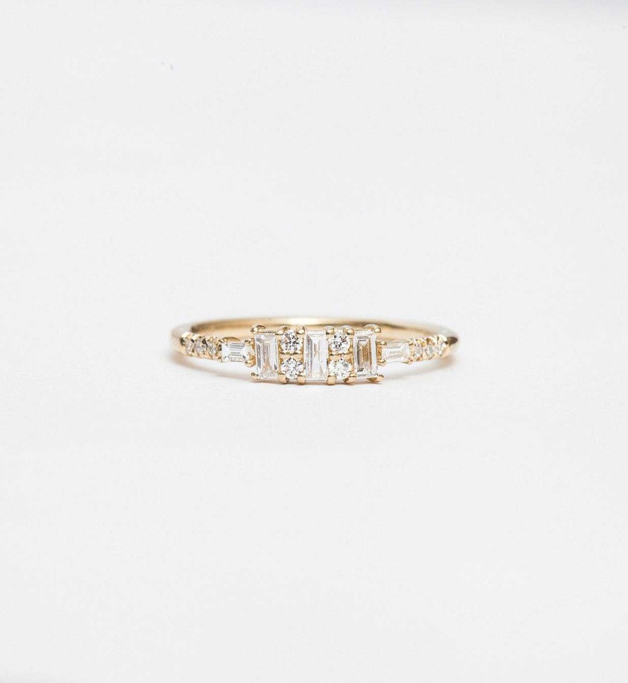 Rings Jennie Kwon | Diamond Baguette Reflection Ring