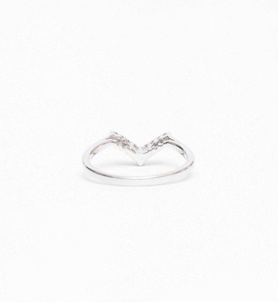 Rings Anna Sheffield | Petite Chevron Band