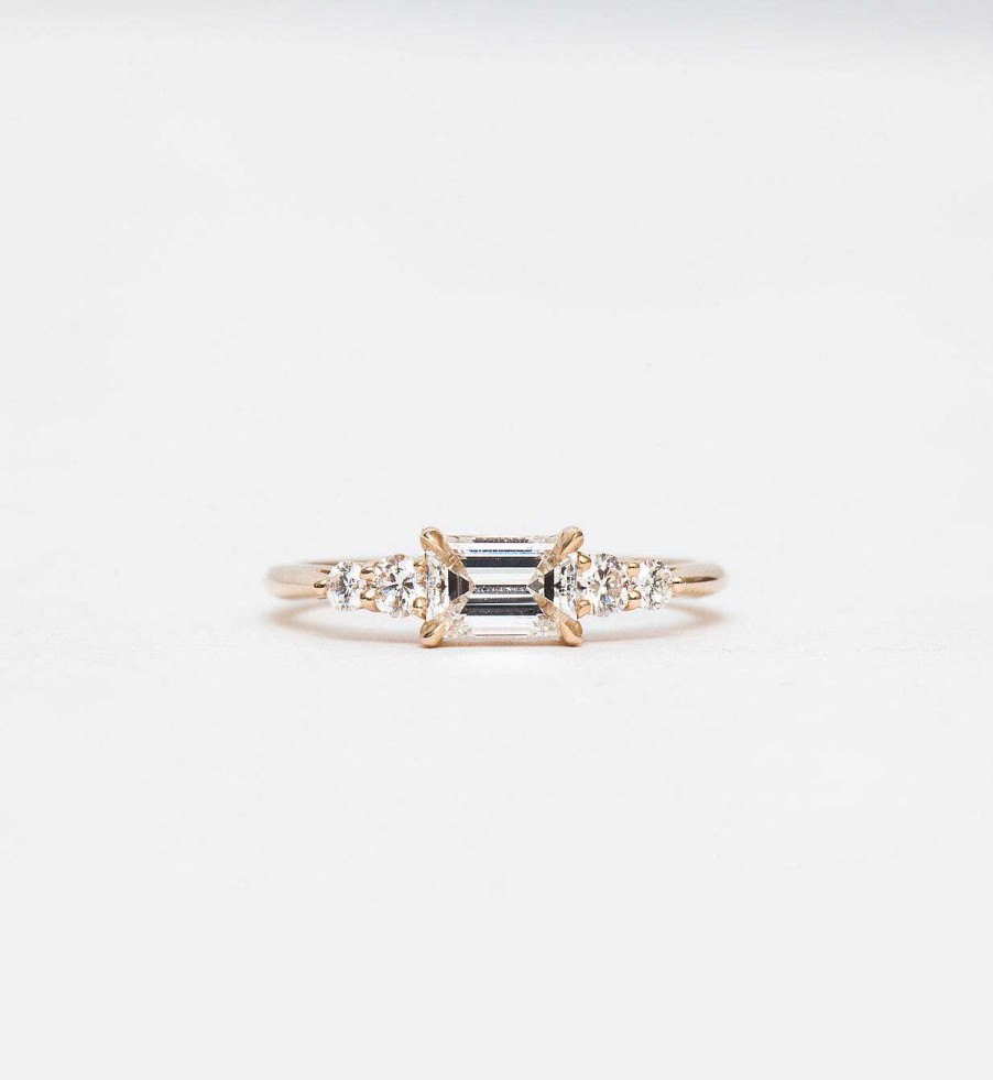 Rings Anna Sheffield | White Diamond Five Stone Bea Ring