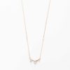 Necklaces And Pendants Adina Reyter | Three Diamond Amigos Curve Necklace